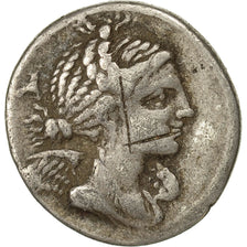 Moneta, Valeria, Denarius, 82 BC, Marseille, BB, Argento, Crawford:365/1