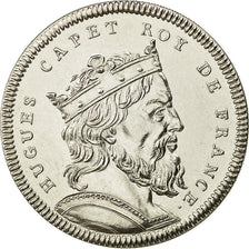 France, Medal, Roi de France, Hugues Capet, History, MS(65-70), Nickel
