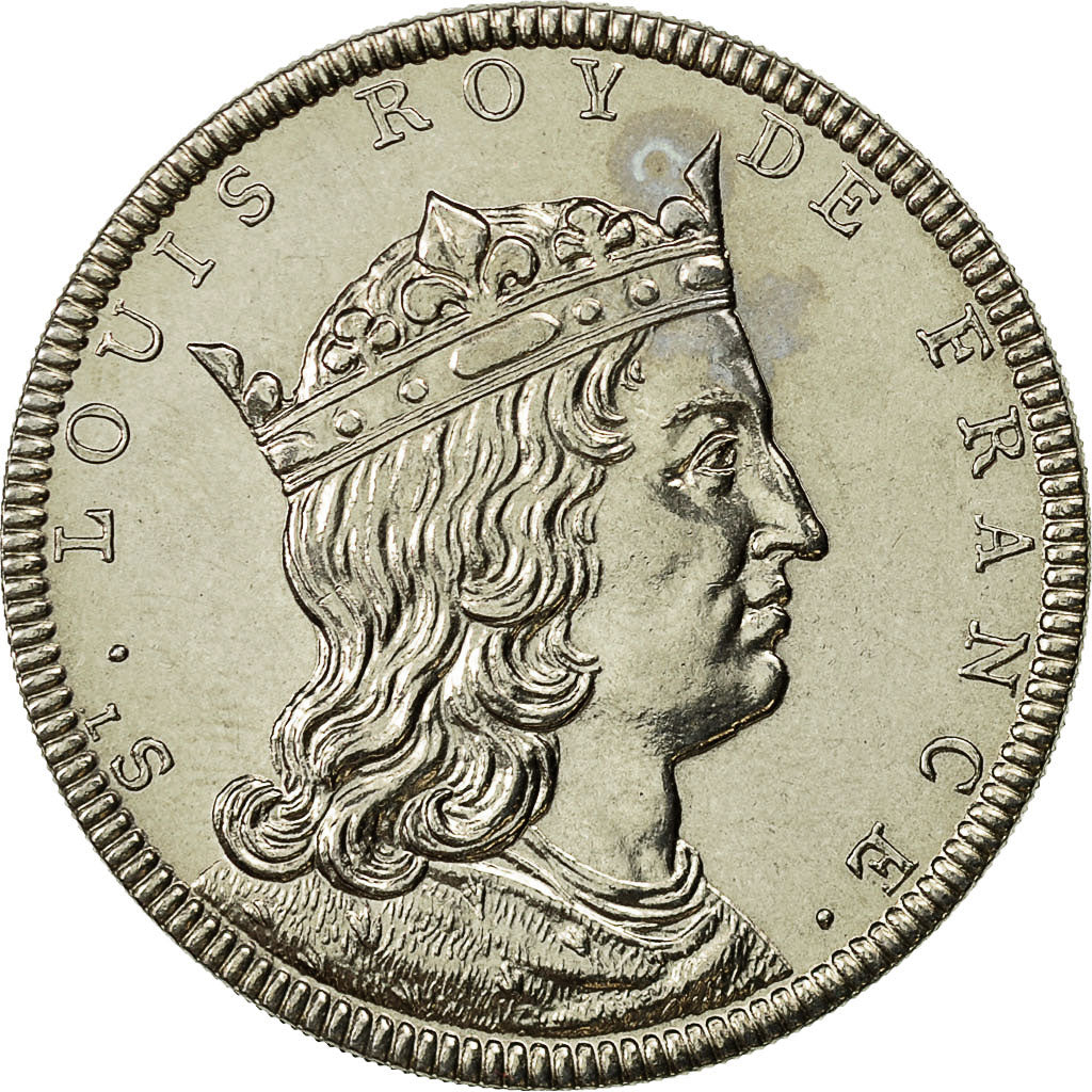 France, Medal, Roi de France, Saint Louis, History, MS(65-70), Nickel