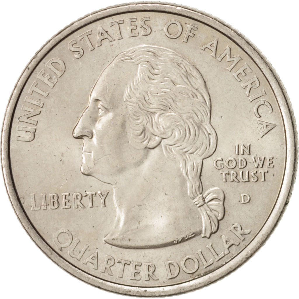 United States, State Quarter, 2001, Denver, North Carolina, KM:319