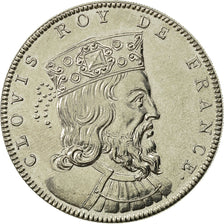 France, Medal, Roi de France, Clovis, History, MS(65-70), Nickel