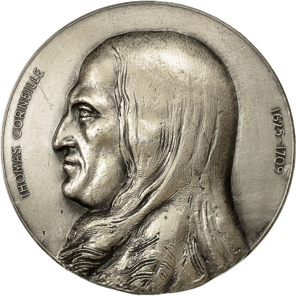France, Medal, Thomas Corneille, Arts & Culture, 1973, Belmondo, MS(65-70)