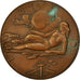 France, Medal, La Manche, Geography, Marcel Renard, MS(65-70), Bronze