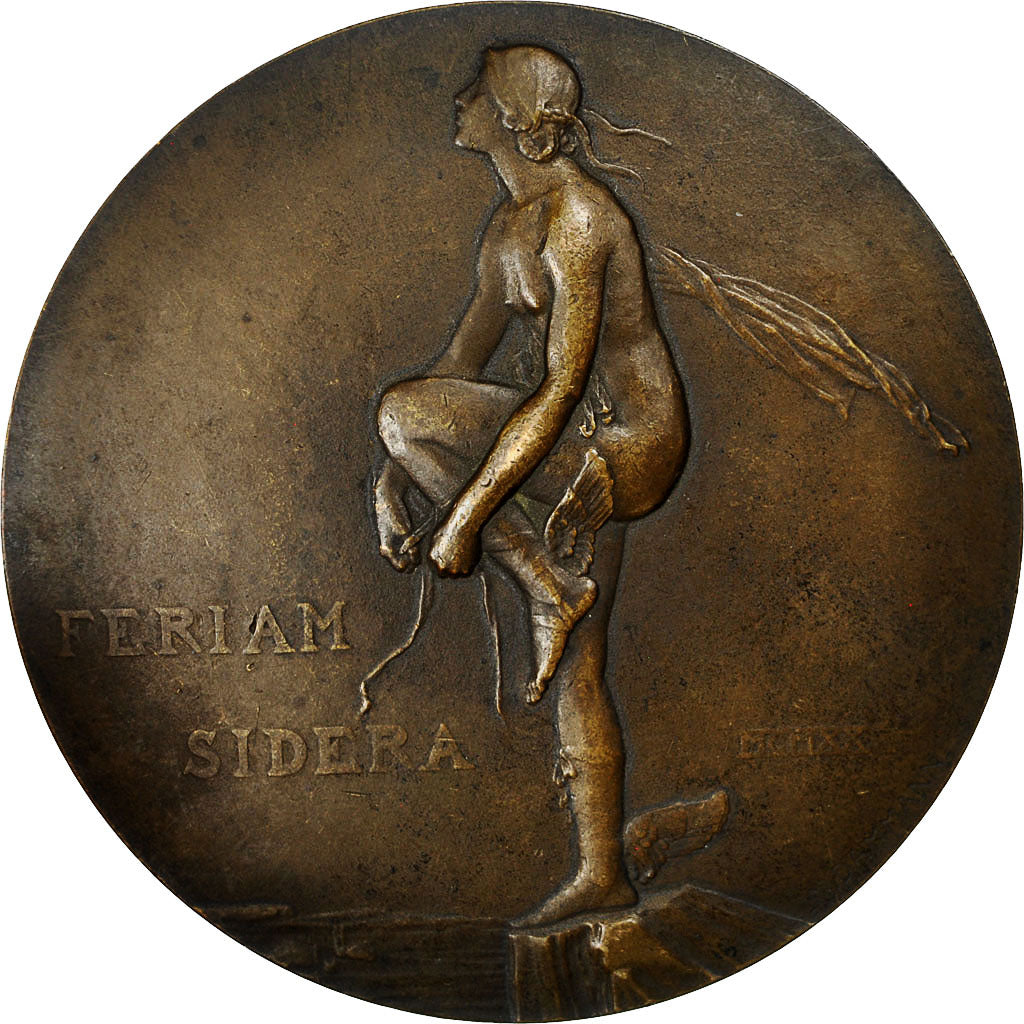France, Medal, L'Aviation, 1920 Paris, M. Dammann, MS(63), Bronze