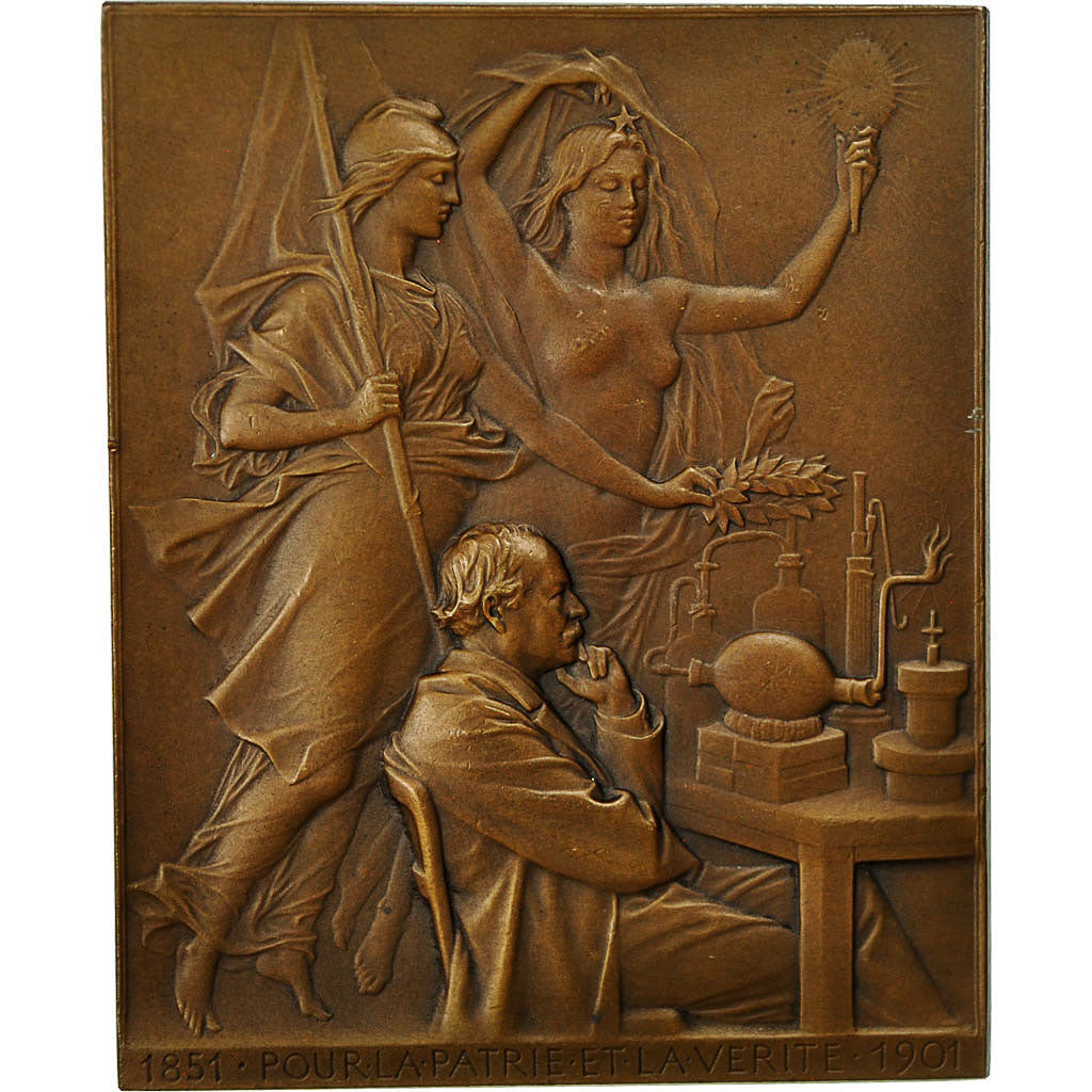 France, Medal, Marcelin Berthelot, Sciences & Technologies, 1901, Chaplain
