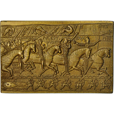 France, Medal, Broderie de Bayeux, History, 1987, Vardanega, MS(65-70), Bronze