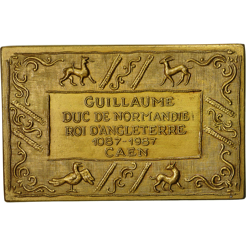 France, Medal, Broderie de Bayeux, History, 1987, Vardanega, MS(65-70), Bronze