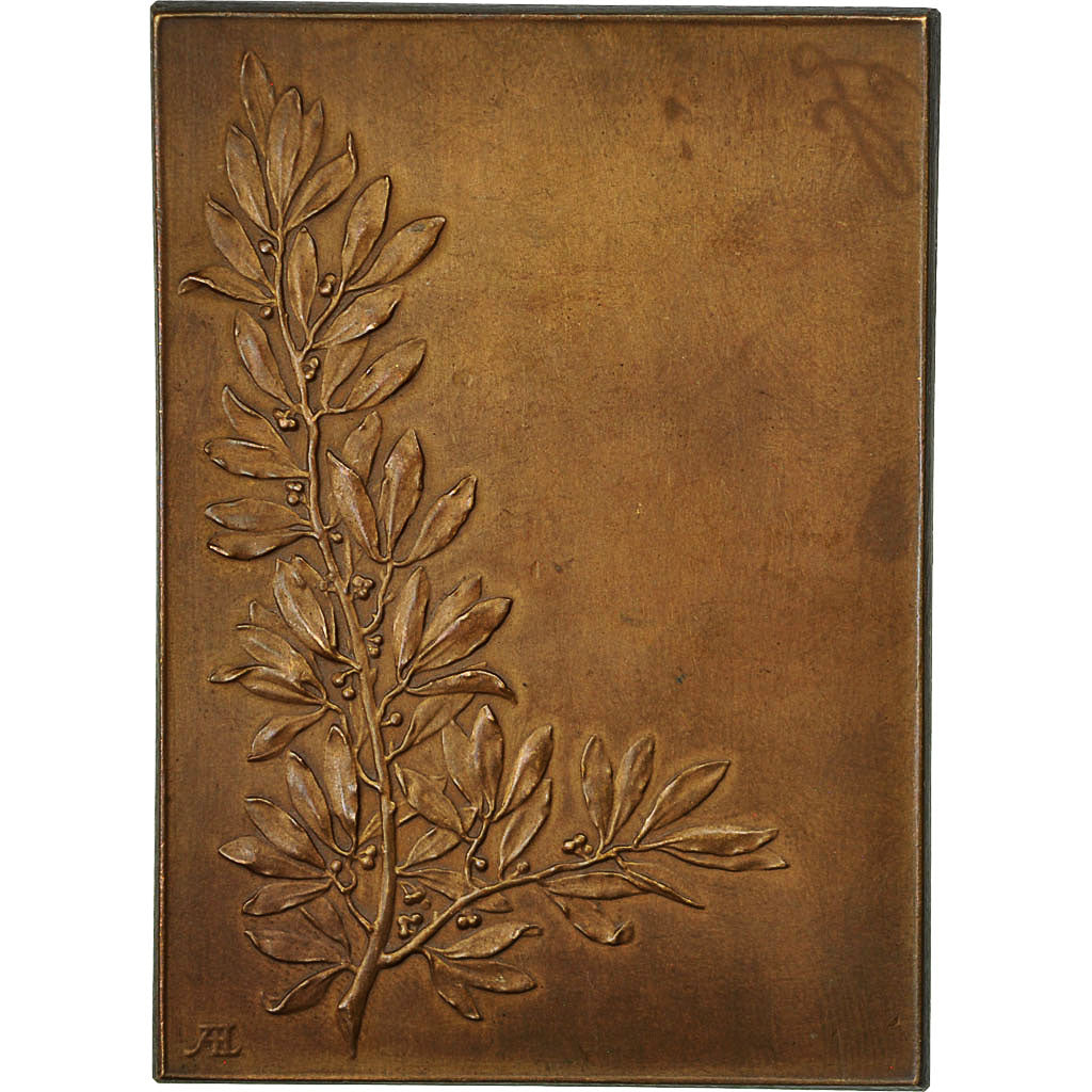 France, Medal, Hommage aux graveurs, Arts & Culture, 1891, A. Lechevrel