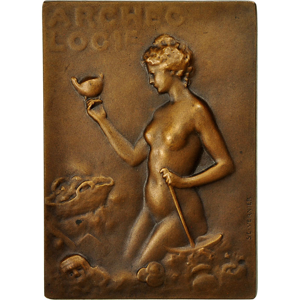 France, Medal, L'Archéologie, Arts & Culture, Vernier, MS(60-62), Bronze