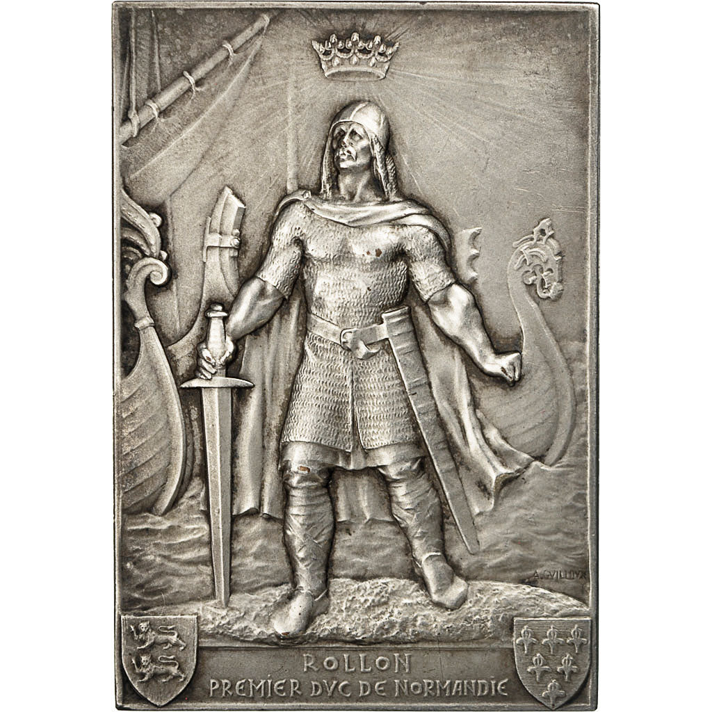 France, Medal, Création du Duché de Normandie par Rollon, History, 1911
