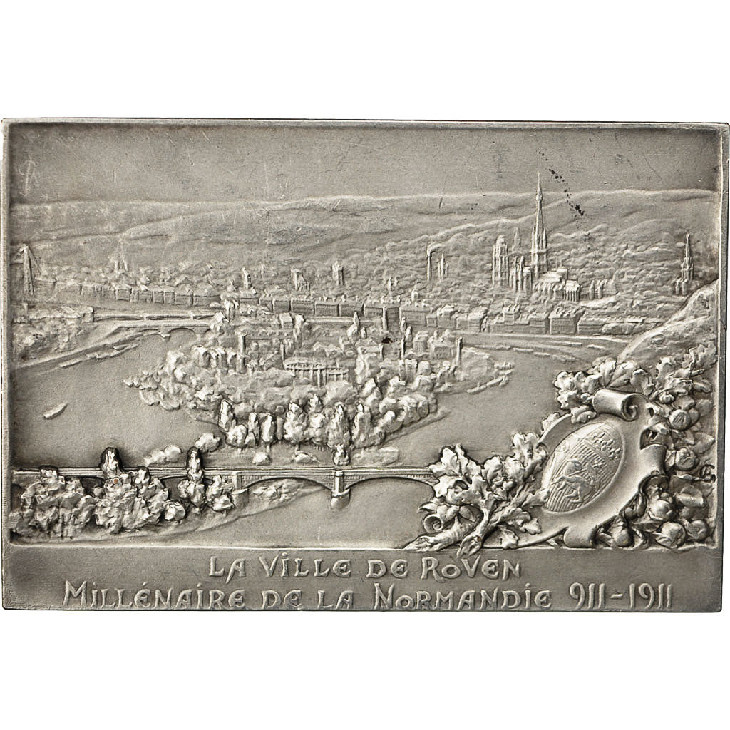 France, Medal, Création du Duché de Normandie par Rollon, History, 1911