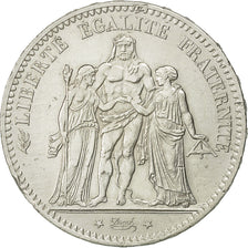 Coin, France, Hercule, 5 Francs, 1877, Paris, MS(60-62), Silver, KM:820.1