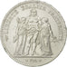 Moneta, Francja, Hercule, 5 Francs, 1877, Paris, MS(60-62), Srebro, KM:820.1