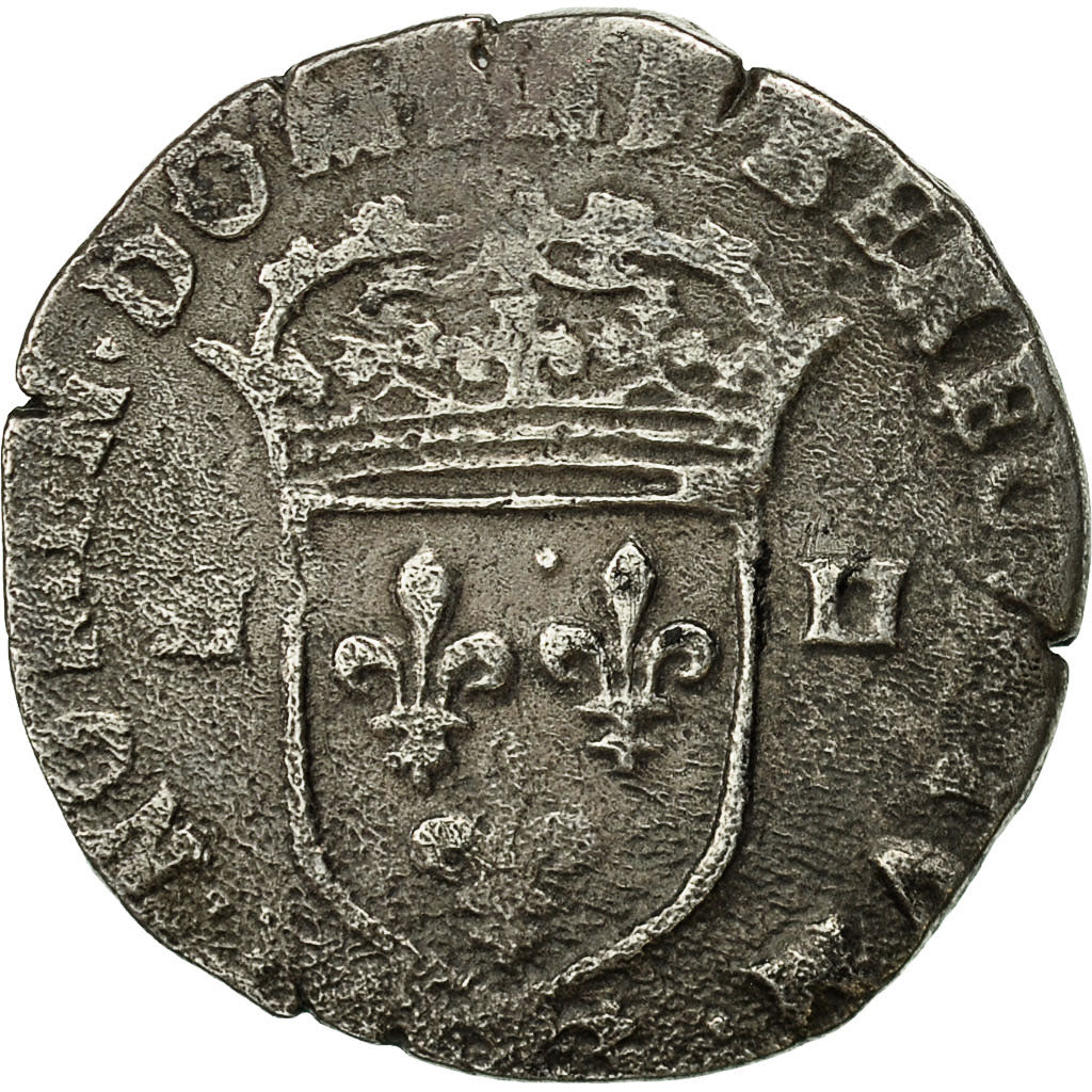 Coin, France, Henri IV, 1/4 Ecu, 1607, Nantes, VF(30-35), Silver, Sombart:4686