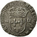 Coin, France, Henri IV, 1/4 Ecu, 1607, Nantes, VF(30-35), Silver, Sombart:4686