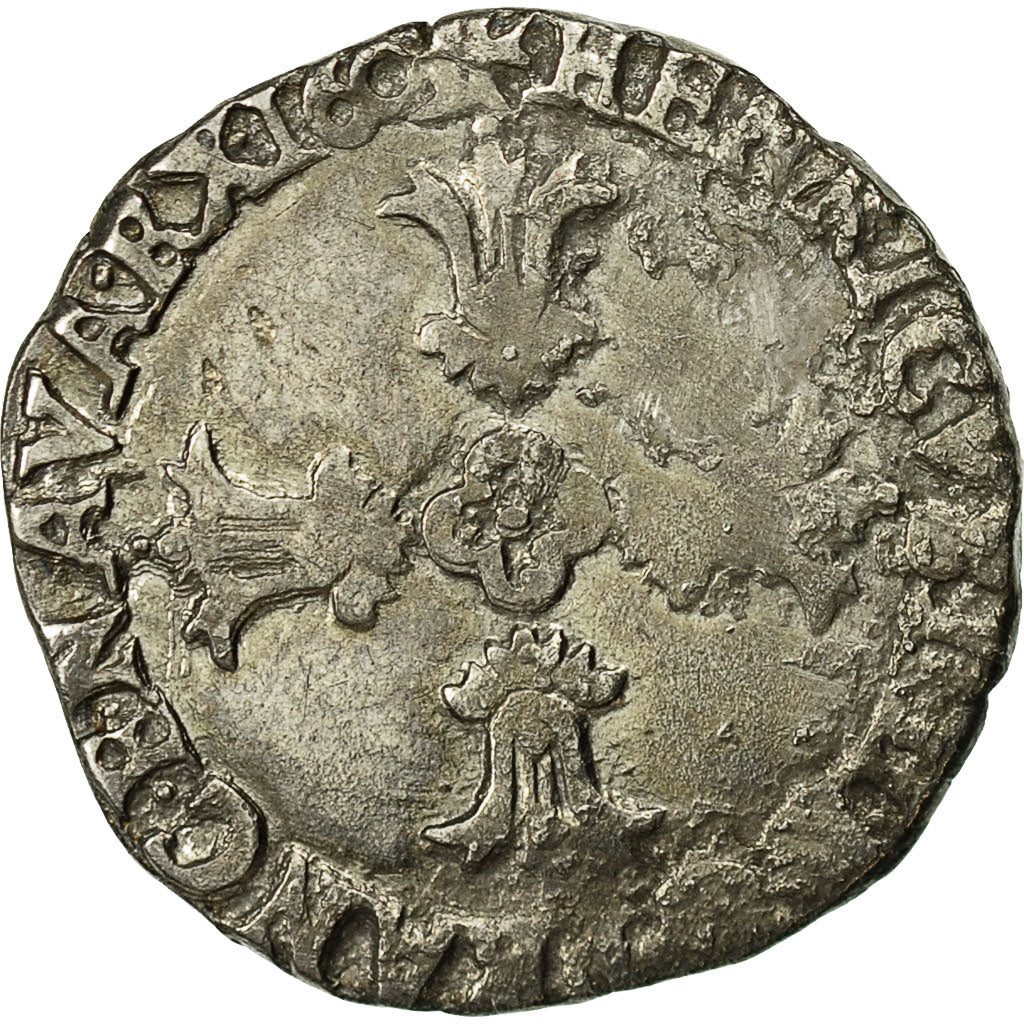 Coin, France, Henri IV, 1/8 Ecu, 1603, Bayonne, VF(20-25), Silver, Sombart:4688