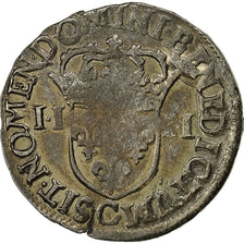 Monnaie, France, Henri IV, 1/4 Ecu, 1603, Saint L, TB+, Argent, KM:28