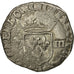 Coin, France, Henri IV, 1/8 Ecu, 1598, Bayonne, VF(30-35), Silver, Sombart:4688