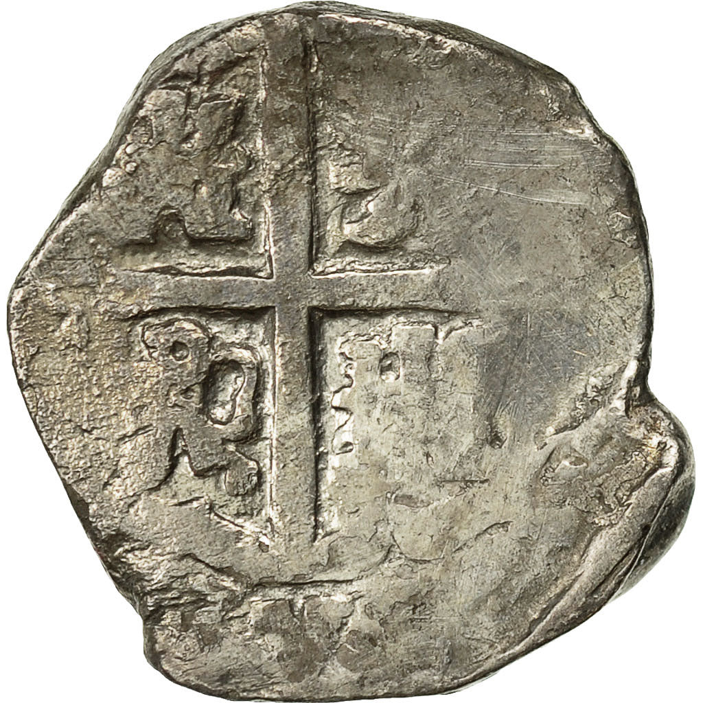 Coin, Spain, Philip IV, 2 Reales, 1621-1665, Sevilla, VF(20-25), Silver
