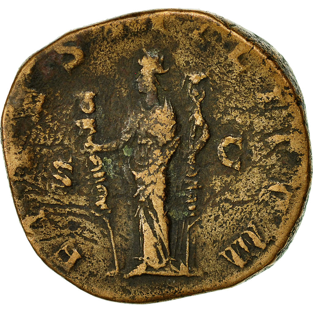 Coin, Maximinus I Thrax, Sestertius, 236-238, Rome, EF(40-45), Copper, RIC:78