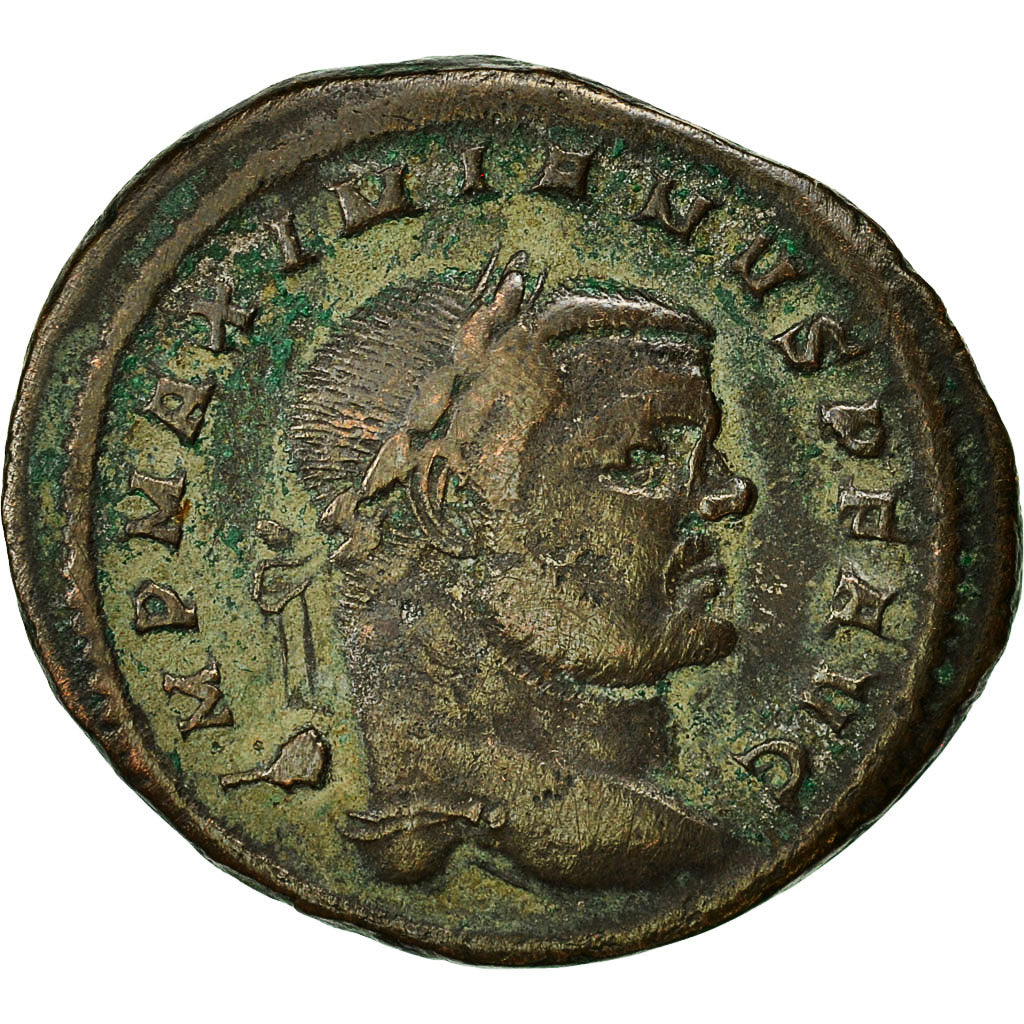 Moneda, Maximianus, Follis, 296, Aquileia, MBC+, Cobre, RIC:23b