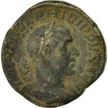 Coin, Philip I, Sestertius, 245, Rome, VF(30-35), Copper, RIC:180a