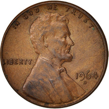 Coin, United States, Lincoln Cent, Cent, 1964, U.S. Mint, Denver, EF(40-45)