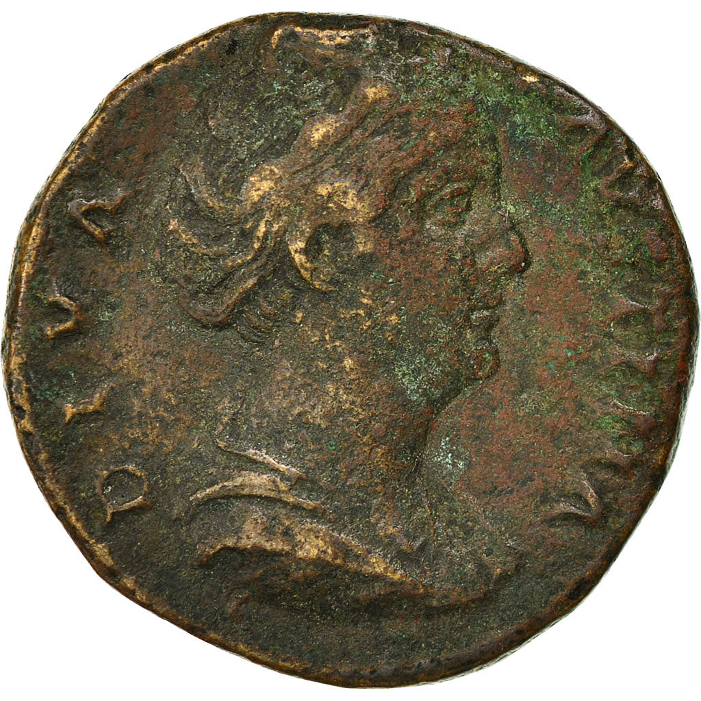 Moneta, Faustina I, Sestertius, 147, Rome, EF(40-45), Miedź, RIC:1156
