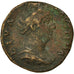 Coin, Faustina I, Sestertius, 147, Rome, EF(40-45), Copper, RIC:1156