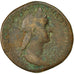 Moneta, Sabina, Sesterzio, 131, Rome, MB, Rame, RIC:1032