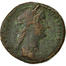 Coin, Sabina, Sestertius, 136, Rome, F(12-15), Copper, RIC:1026