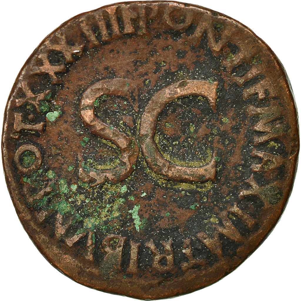 Monnaie, Auguste, As, 10-11, Rome, TB+, Bronze, RIC:471