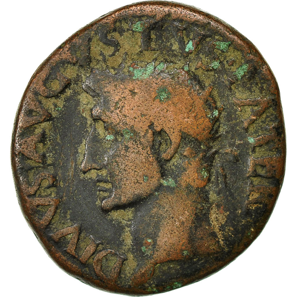 Coin, Augustus, As, 34-37, Rome, VF(30-35), Copper, RIC:83