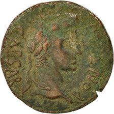Coin, Augustus, As, 7-3 BC, Lyons, VF(30-35), Copper, RIC:230