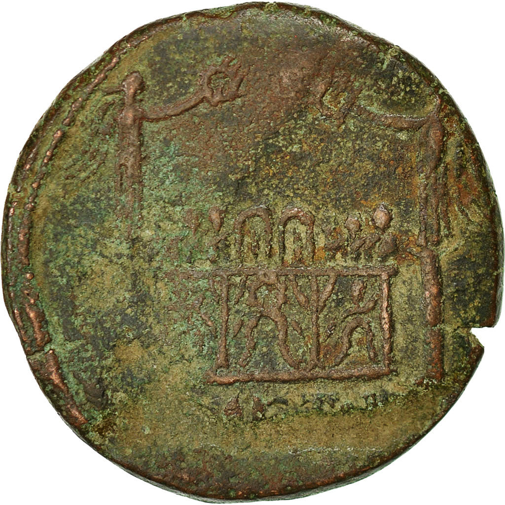 Coin, Augustus, As, 7-3 BC, Lyons, VF(30-35), Copper, RIC:230