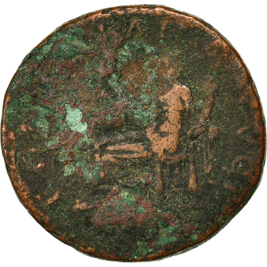 Moneda, Trajan, Dupondius, 113, Rome, BC+, Bronce, RIC:629a