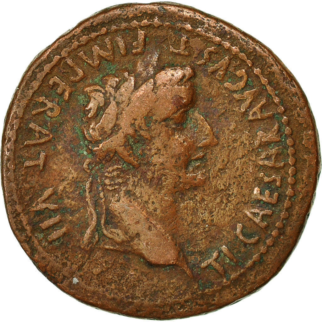 Monnaie, Tibère, As, Lyon, TTB, Cuivre, RIC 245