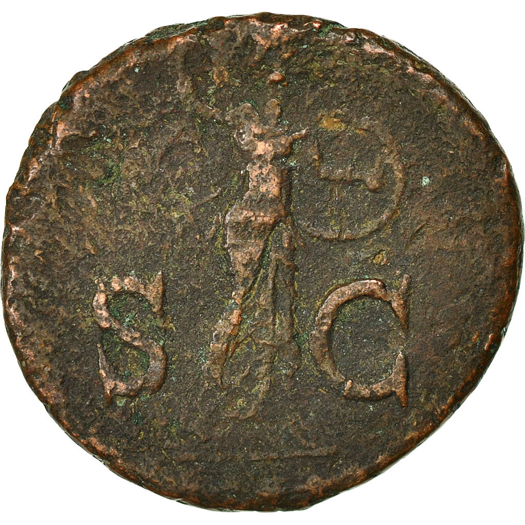 Coin, Claudius, As, 42, Rome, VF(20-25), Copper, RIC:100