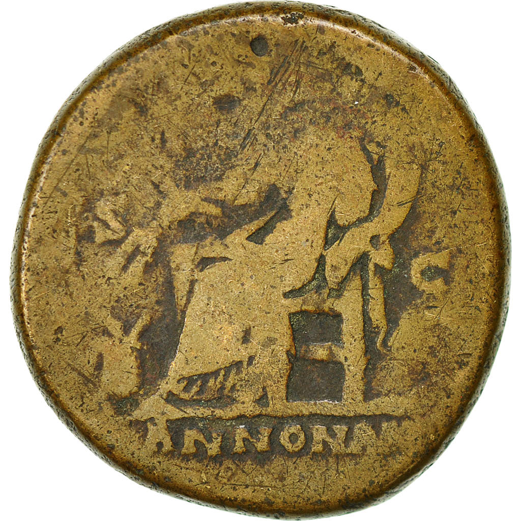 Coin, Antoninus Pius, Sestertius, 151-152, Rome, VF(20-25), Copper, RIC:891