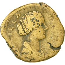 Coin, Lucilla, Sestertius, 167, Rome, VF(20-25), Copper, Sear:5502