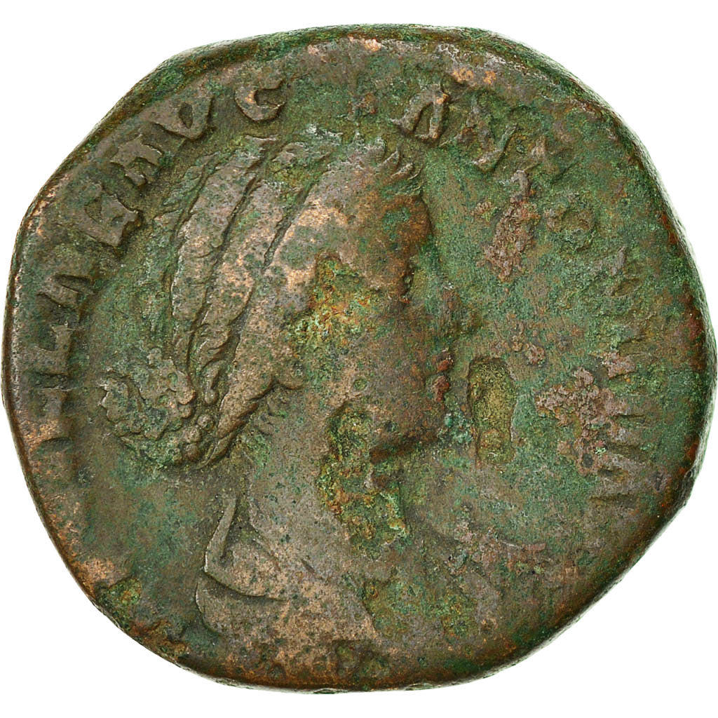 Moneda, Lucilla, Sestercio, 161-162, Rome, BC+, Cobre, RIC:1742