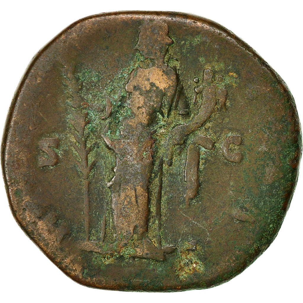 Moneda, Lucilla, Sestercio, 161-162, Rome, BC+, Cobre, RIC:1742