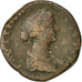 Moneda, Faustina II, Sestercio, 156-161, Rome, BC+, Cobre, RIC:1638