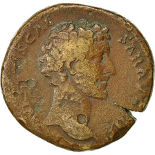 Monnaie, Marc Aurèle, Sesterce, 147-148, Rome, TB+, Cuivre, Cohen:614