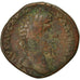 Moneta, Lucius Verus, Sestertius, 168, Rome, VF(30-35), Miedź, RIC:1484