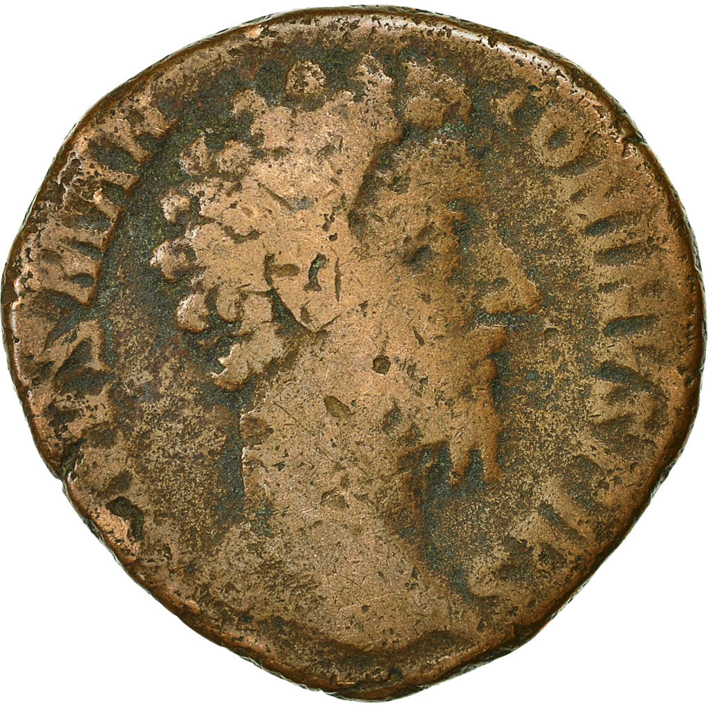 Coin, Marcus Aurelius, Sestertius, 180, Rome, VF(20-25), Copper, RIC:657