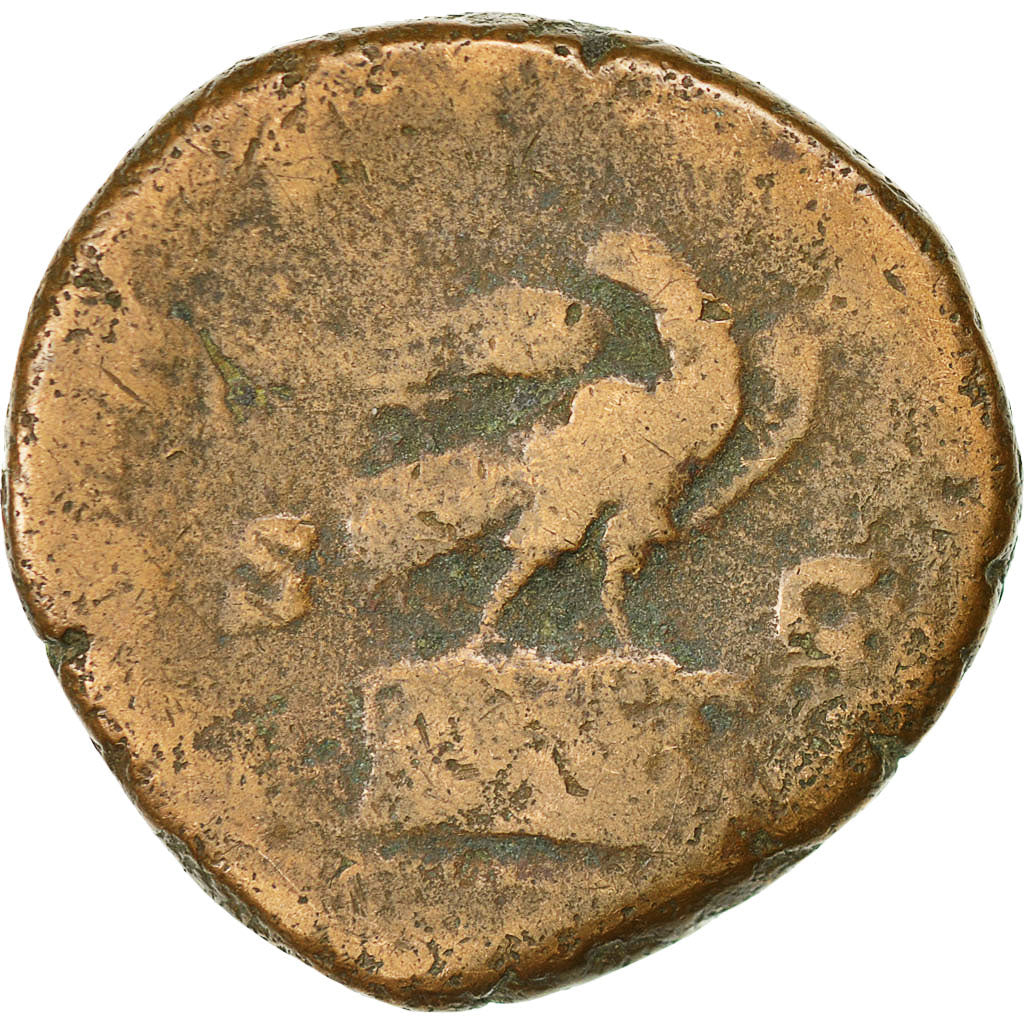 Coin, Marcus Aurelius, Sestertius, 180, Rome, VF(20-25), Copper, RIC:657