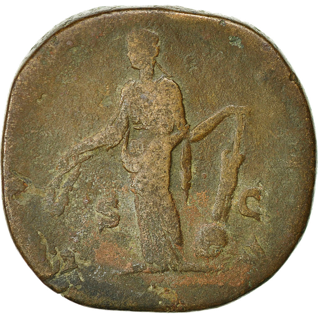 Coin, Crispina, Sestertius, 180-182, Rome, VF(20-25), Bronze, RIC:669