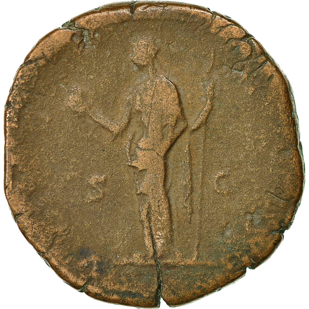 Moneta, Lucilla, Sestertius, 164, Rome, F(12-15), Miedź, RIC:1773