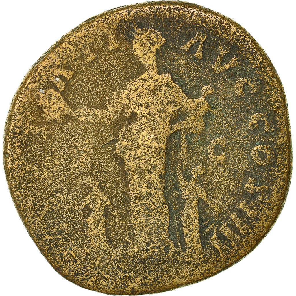 Monnaie, Antonin le Pieux, Sesterce, 159-160, Rome, B+, Cuivre, RIC:1031